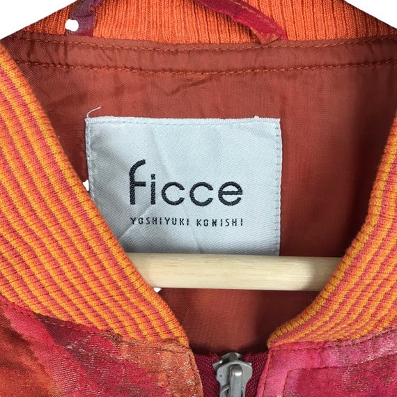 Vintage FICCE Yoshiyuki Konishi Bomber Jacket Feather Design