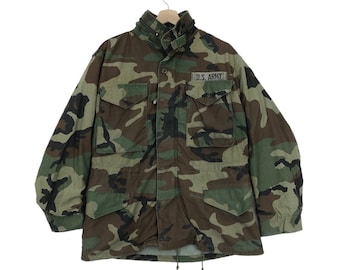 Vintage 1970s Vietnam War US Army Jungle Fatigue Jacket ~ Extra