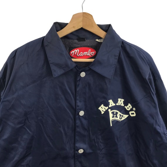 Vintage MAMBO Coach Jacket Art Clothing Big Logo Streetwear  