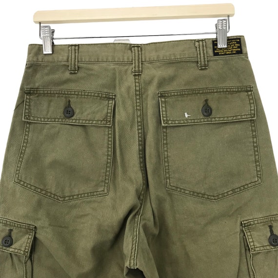 Vintage SCHOTT NYC Bush Cargo Pants Khaki Color - image 4