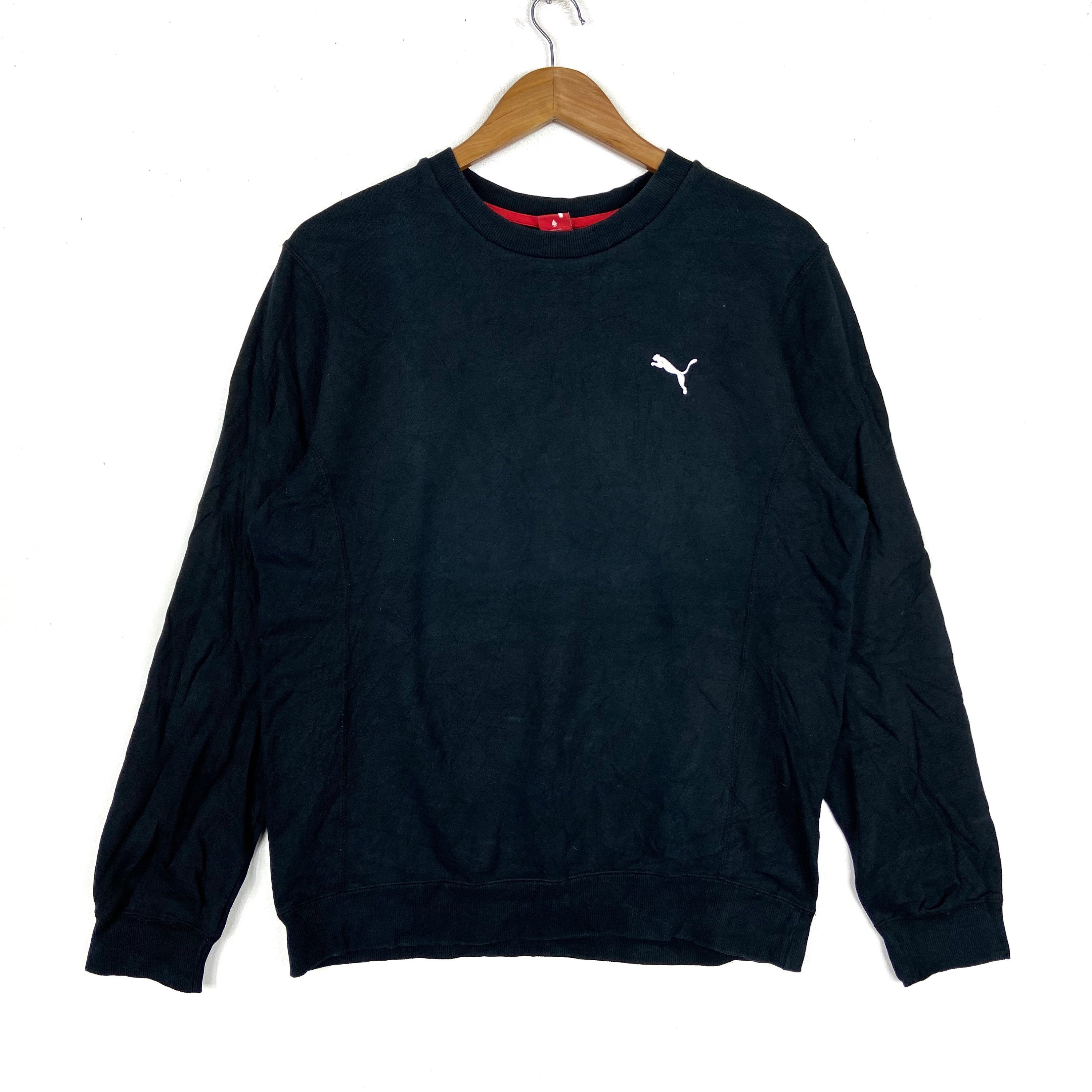 mens black puma sweatshirt