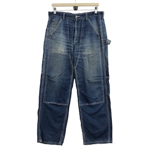 Pantaloni jeans vintage LEE con doppio ginocchio in stile da lavoro