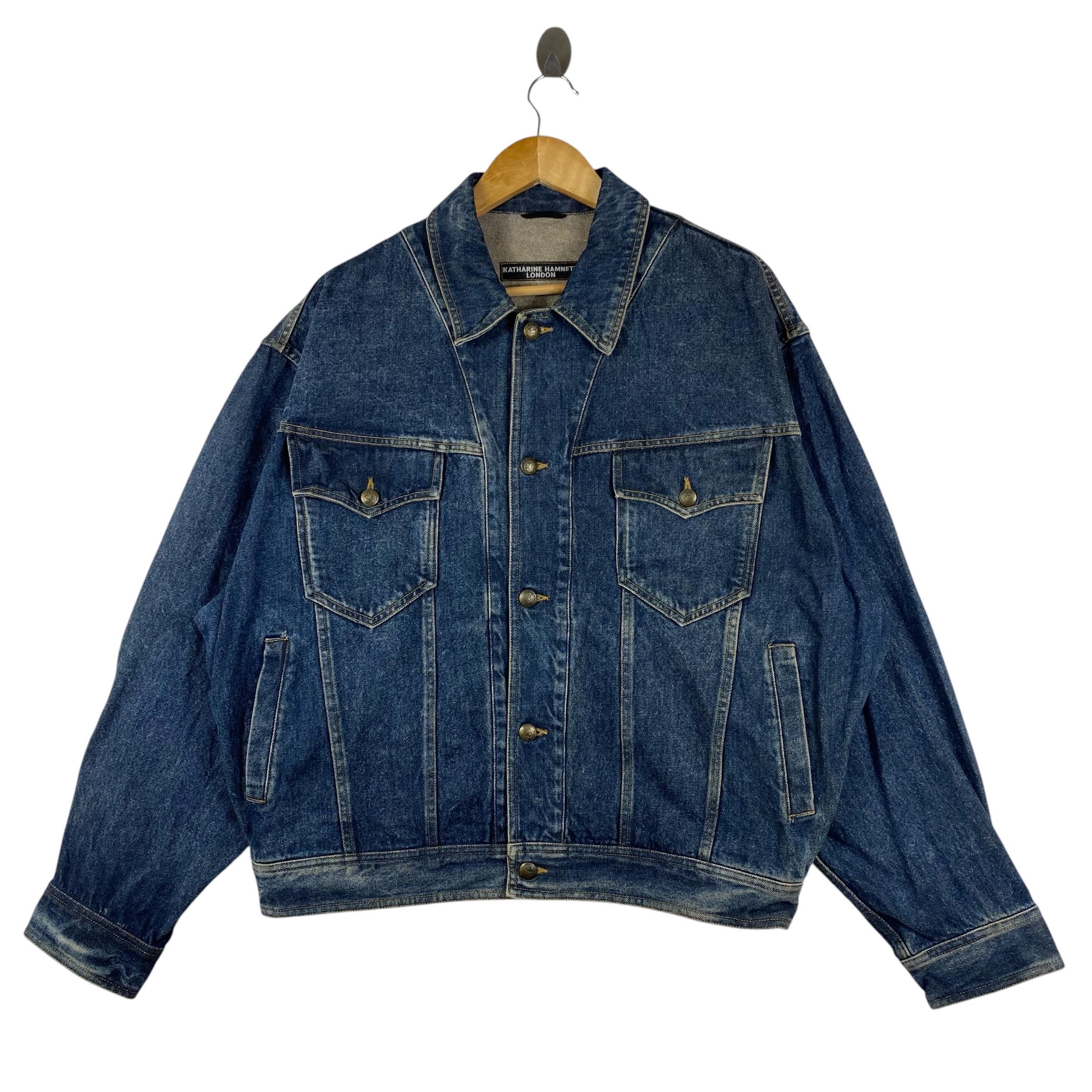 Katharine Hamnett Denim Jacket - Etsy