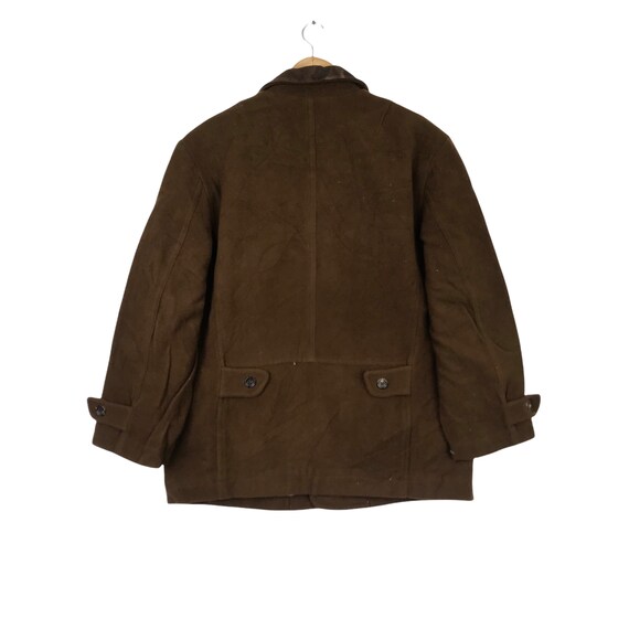Vintage 45Rpm Studio Jacket Wool Leather Rare Des… - image 4