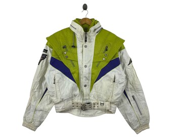 Vintage 90s ELLESSE Italy by Goldwin Ski Jacket Color Block