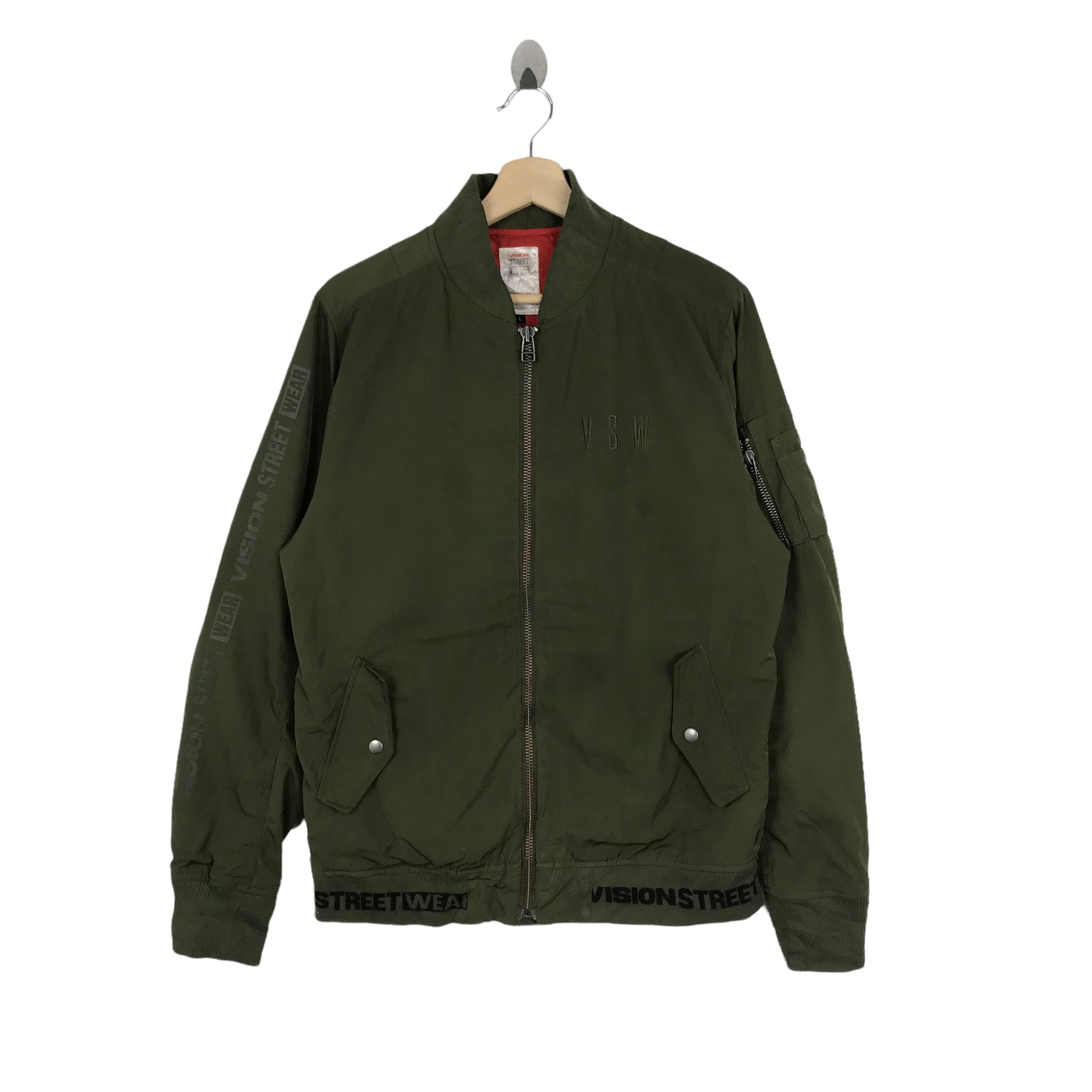 ジャケット・アウター Pokiey ochre canvas bomber jacket ABSTRACT PATCHWORK BOMBER JACKET – UNDER THE SIGN