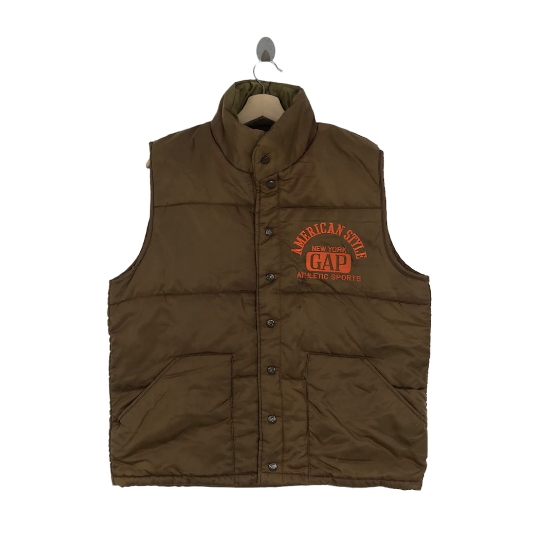 Gap on sale sleeveless jacket