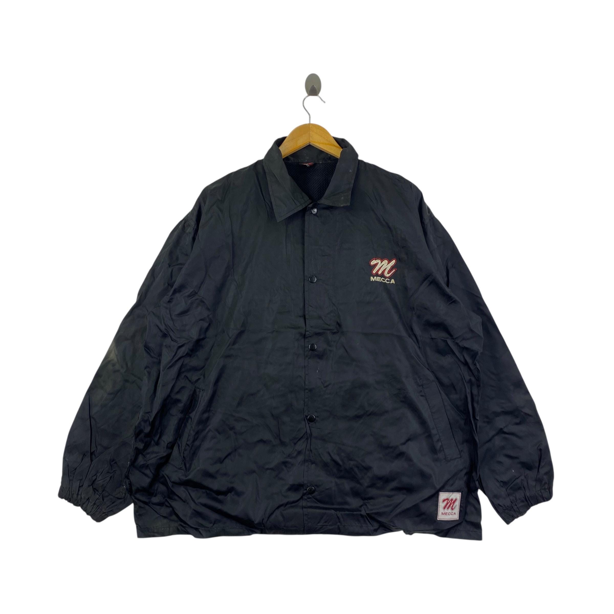 Y2K MECCA Usa Coach Jacket Big Logo Streetwear Faded - Etsy