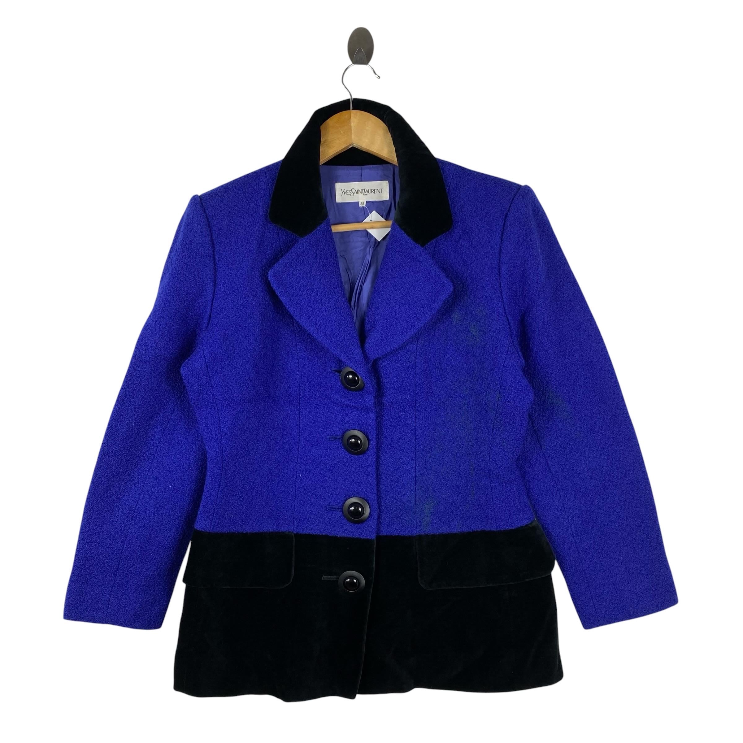 Vintage Ysl Wool Coat - Etsy