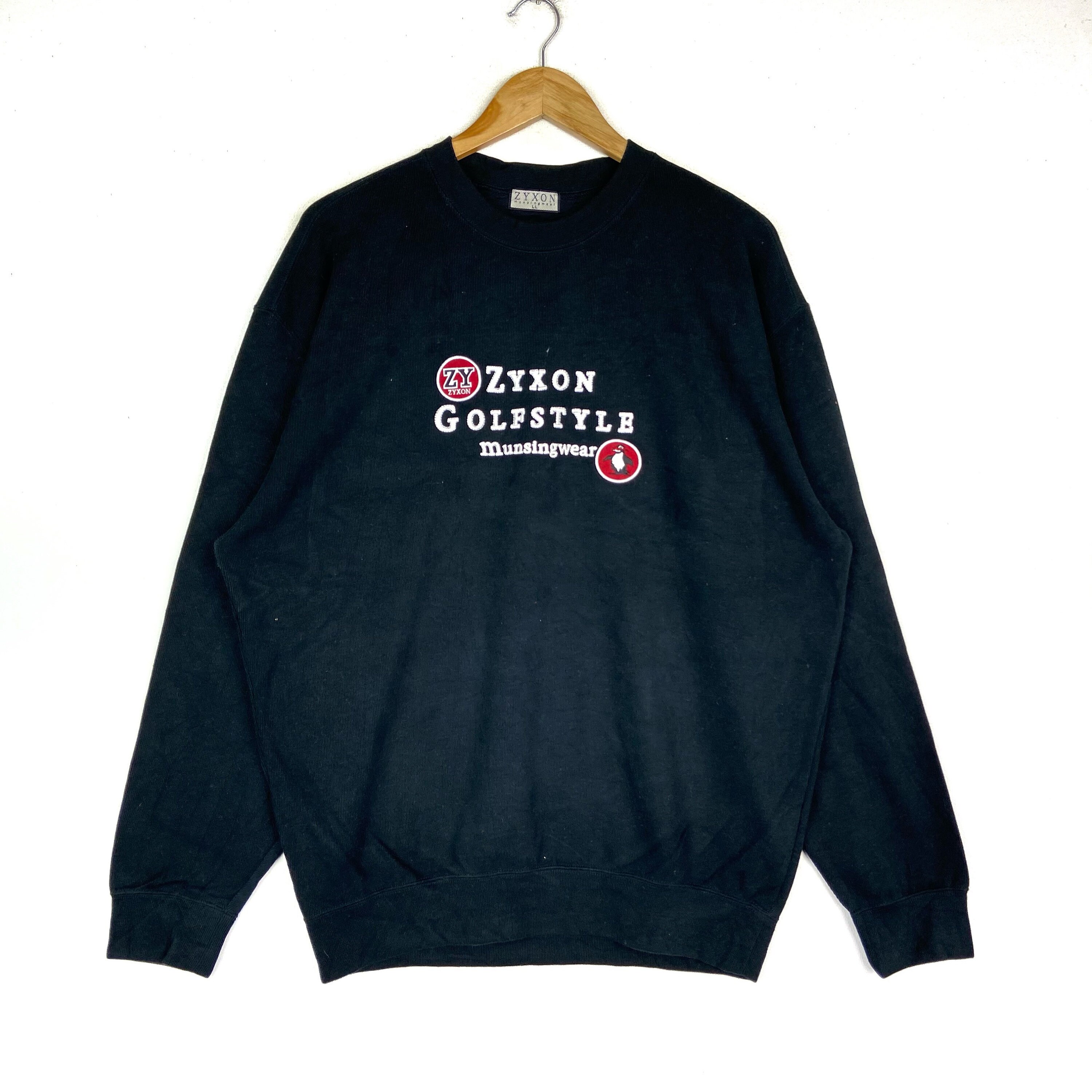 Vintage Zyxon Munsingwear Sports Sweatshirt Big Logo