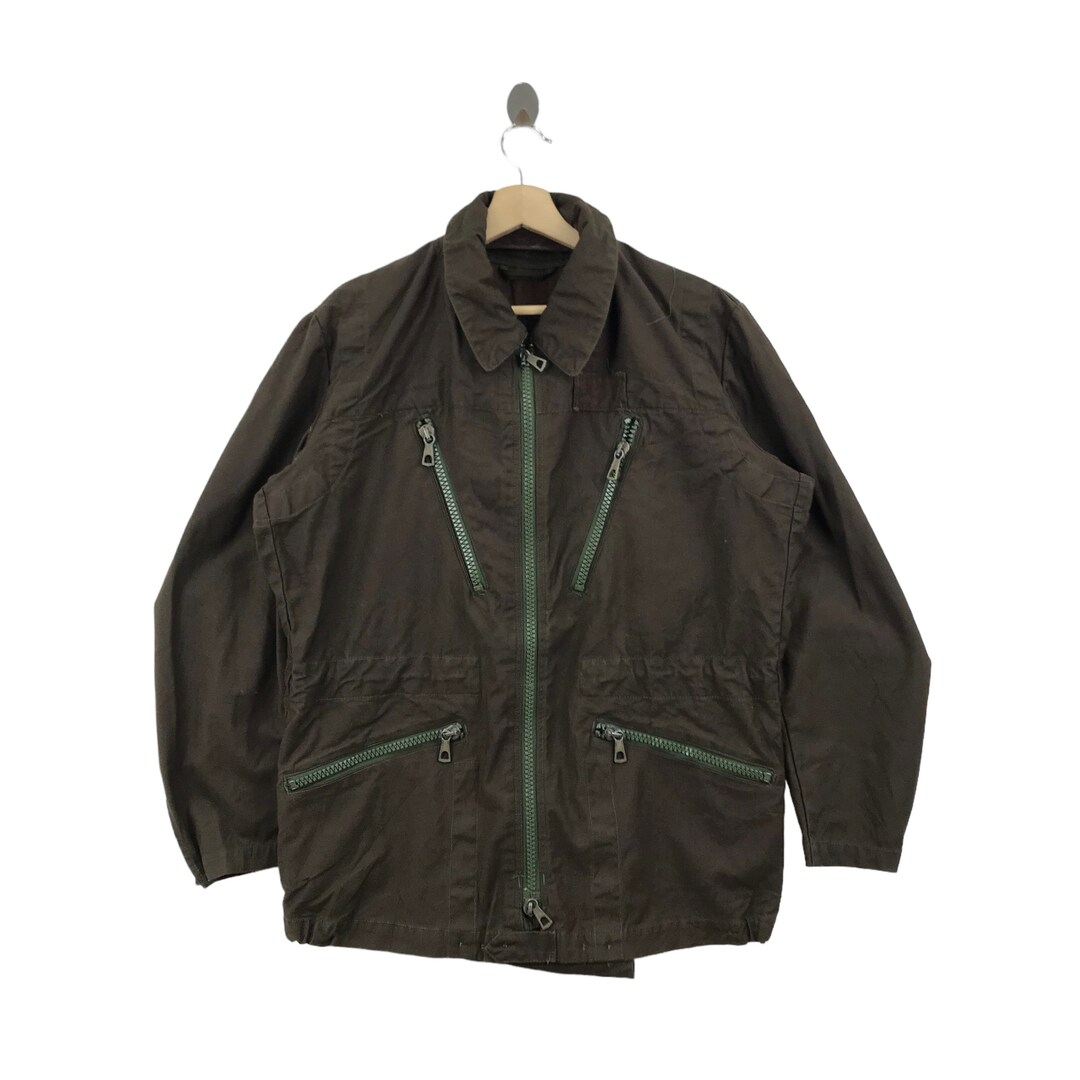 ジャケット・アウター Vintage Napoleon Design Jacket Allover Print Vintage 80's Jacket ZEBRA CHEETAH BAROQUE