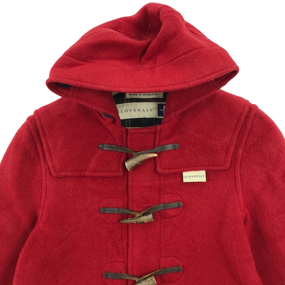 Vintage GLOVERALL Duffle Coat Red Colour Made in England - Etsy