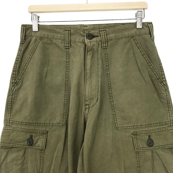 Vintage SCHOTT NYC Bush Cargo Pants Khaki Color - image 2