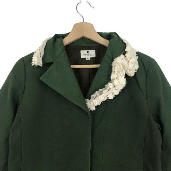 Vintage GIVENCHY Jacket Nice Design Green Colour - image 2