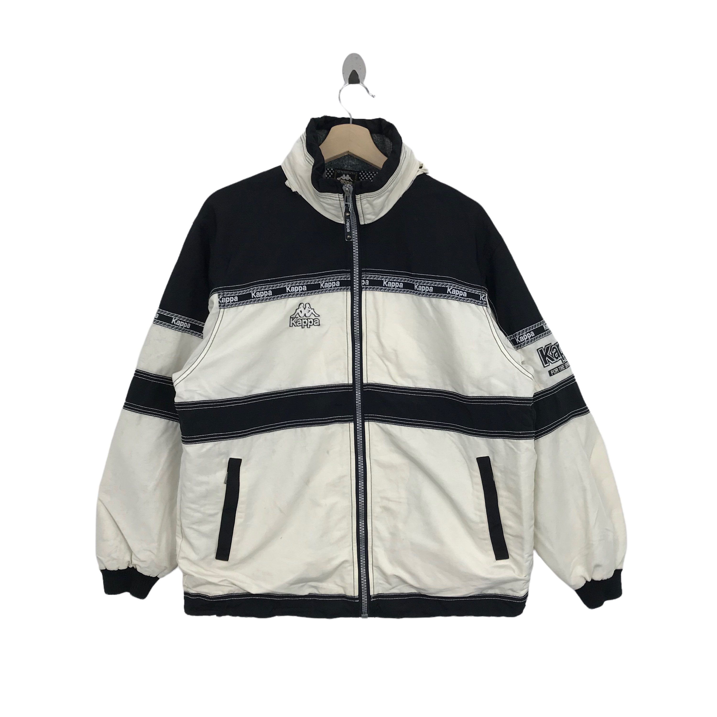 White and gold store kappa jacket