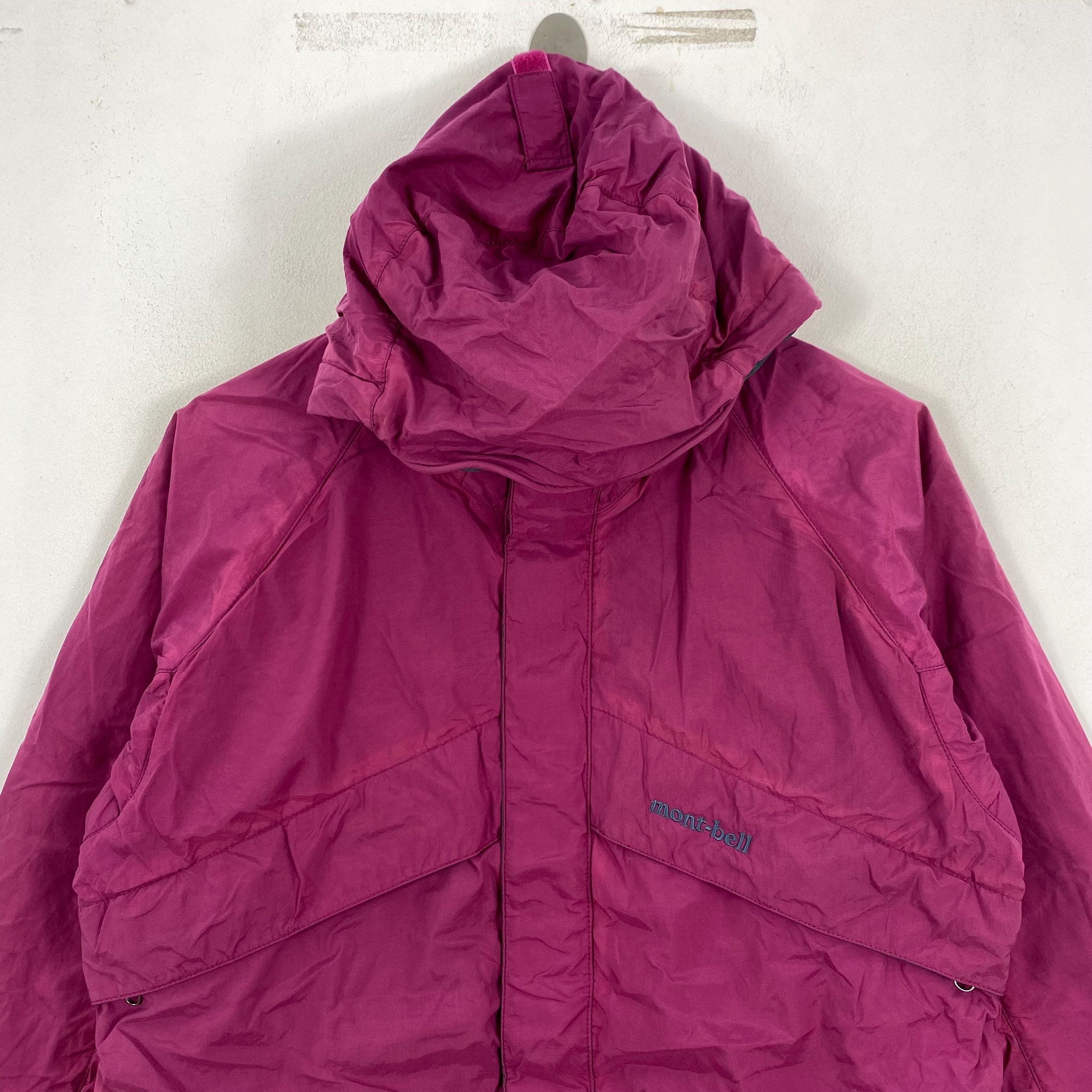 Vintage 90s Montbell Japan Mountain Parka Gore-tex Jacket Purple