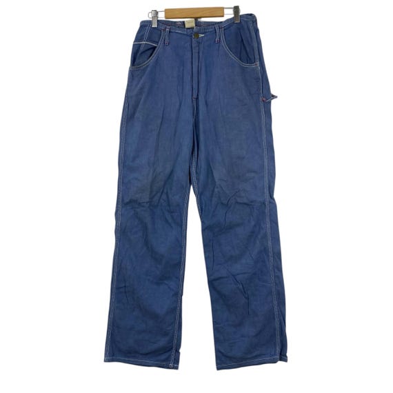Vintage 45RPM Studio Denim Line Pants Cinch Back Made in Japan
