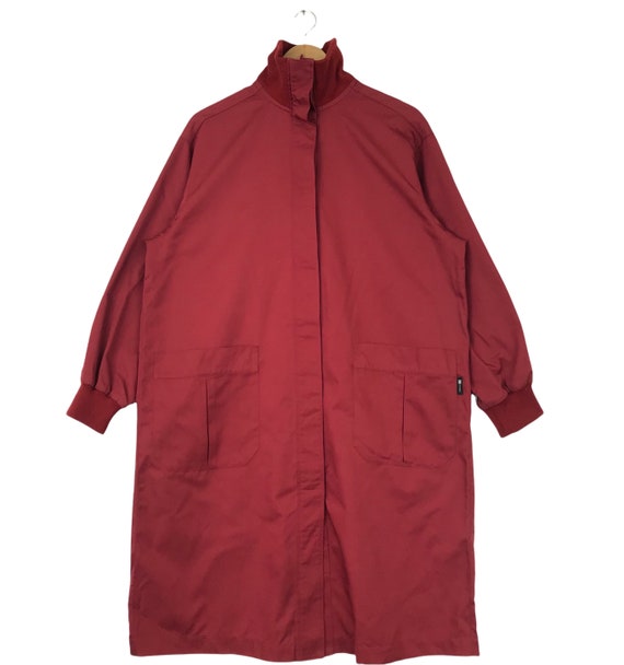 Vintage ISSEY MIYAKE Design Long Jacket Red Colour - image 1