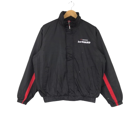 Vintage Yokohama Iceguard Jacket Big Logo Two Tones Racing
