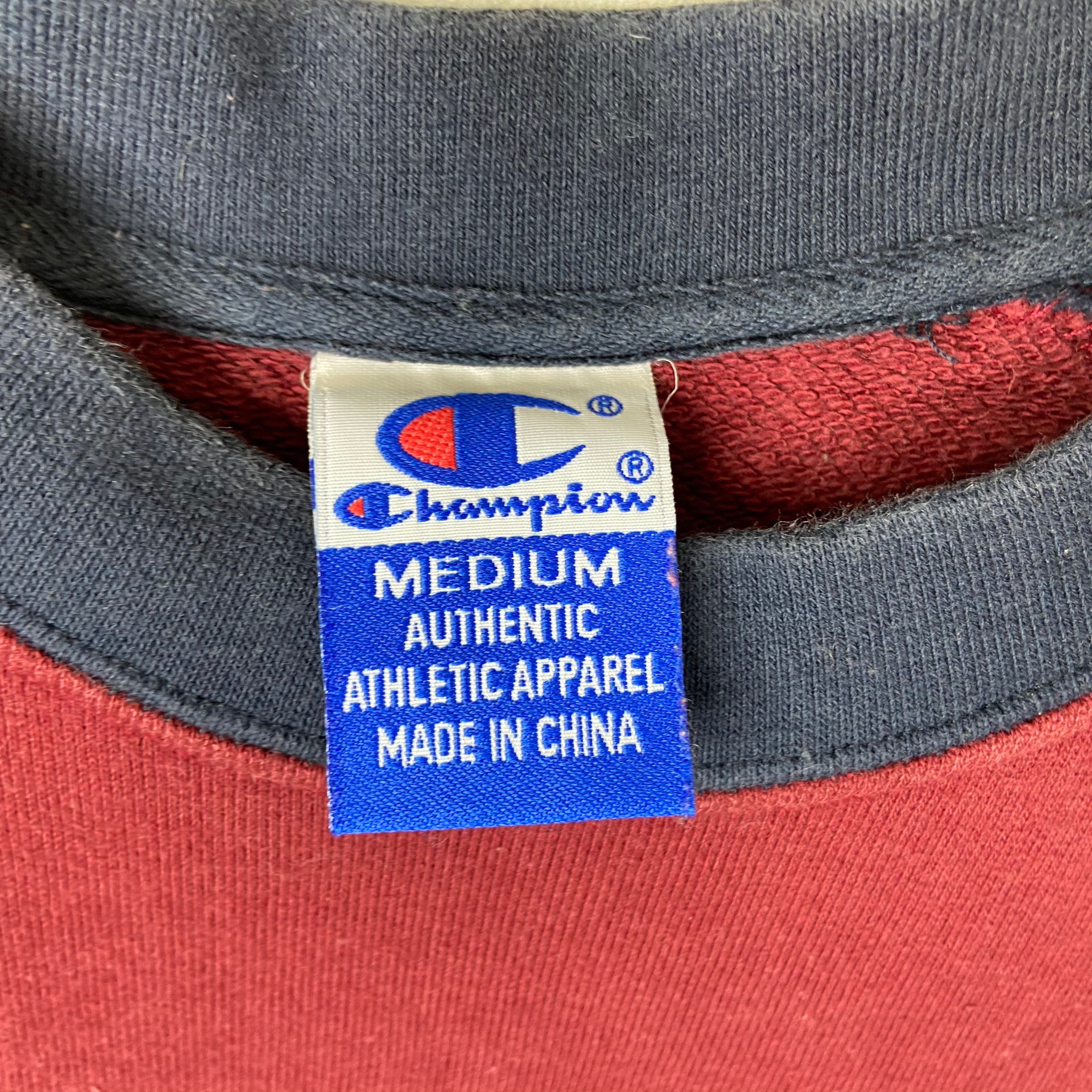 Vintage Champion Small Logo Embroidery Sweatshirt Short Sleeve  Etsy