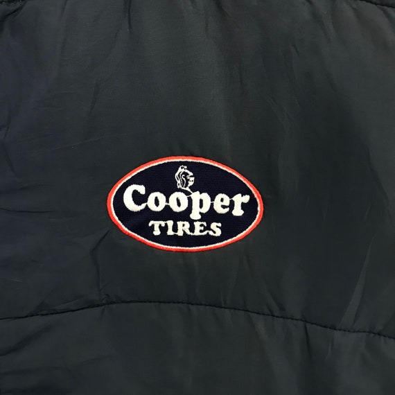 Vintage 90s COOPER TIRES Light Puffer Jacket Holl… - image 4