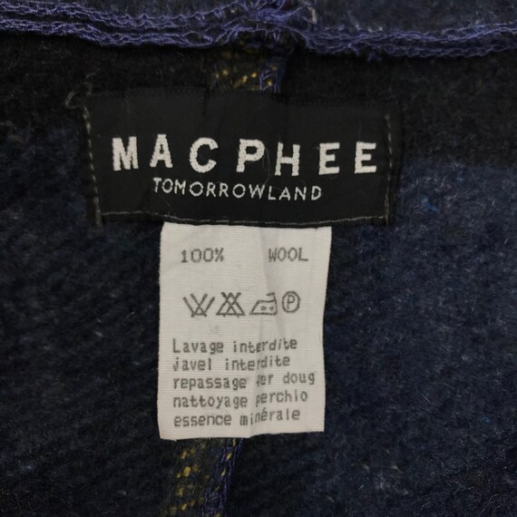 Vintage MACPHEE Tomorrowland Wool Blanket Jacket Nice Design   Etsy