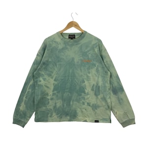 Camiseta de manga larga Pendleton Harding Graphic, color verde salvia, talla M, de algodón con estampado tie-dye y diseño moderno del suroeste americano. Top estilo gorpcore.