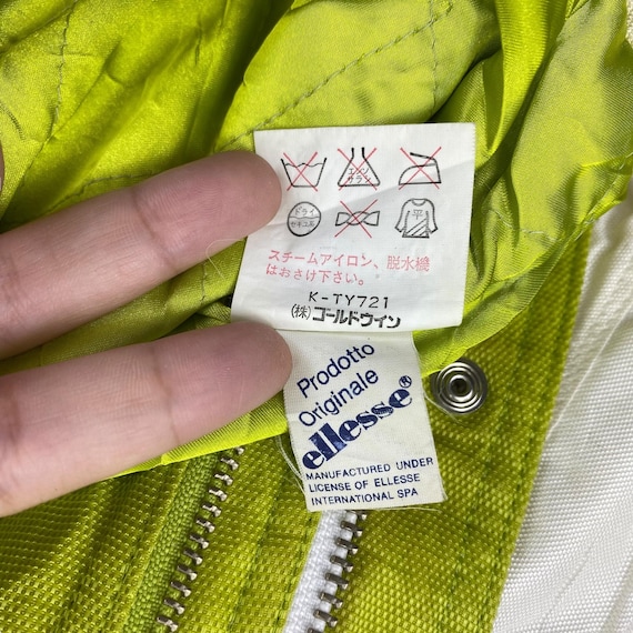 Vintage 90s ELLESSE Italy by Goldwin Ski Jacket Color Block