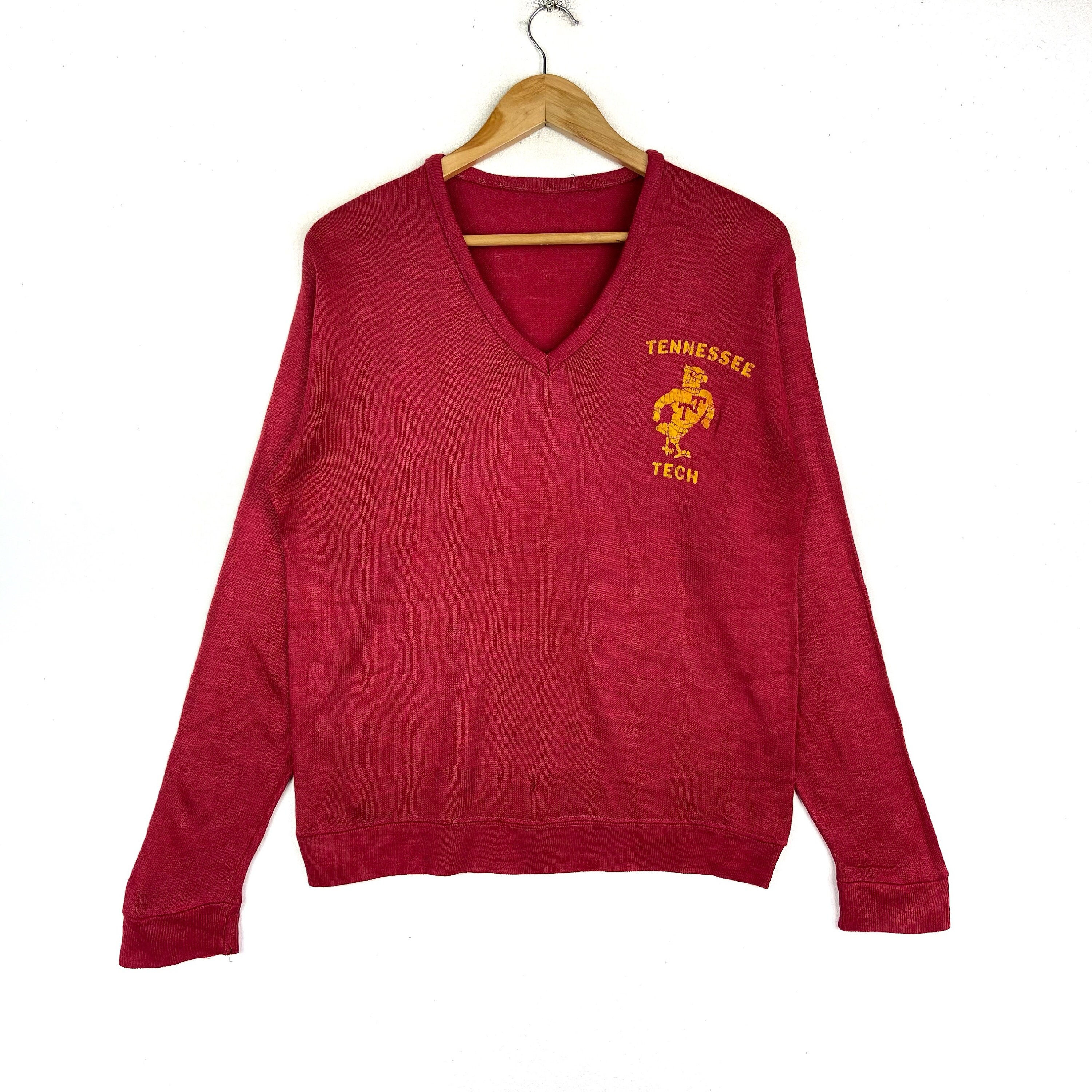 Vintage University Tennessee Tech Sweatshirt Pullover Jumper Etsy