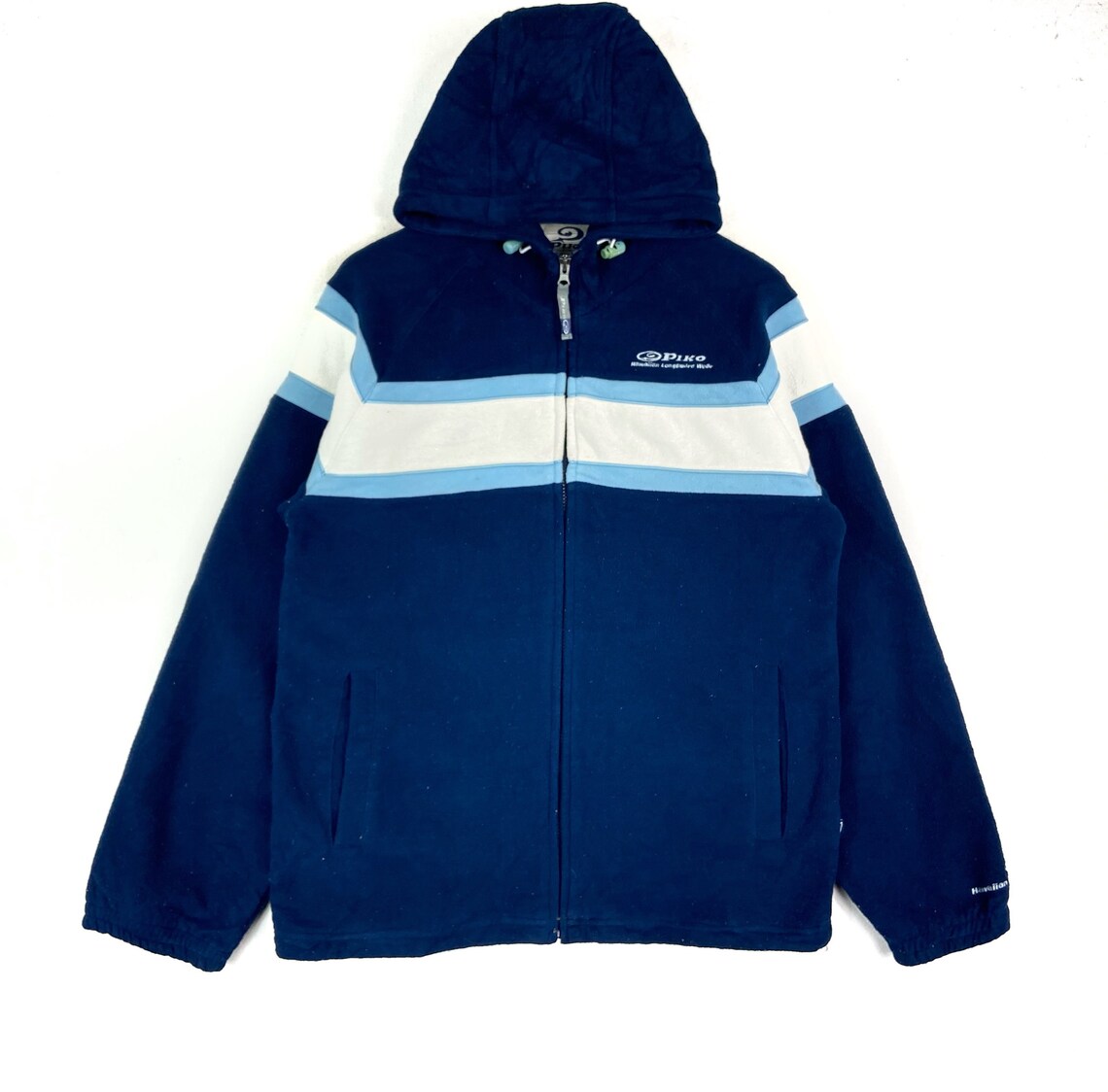 Vintage PIKO Hawaiian Longboard Wear Fleece Jacket Hoodies Small Logo