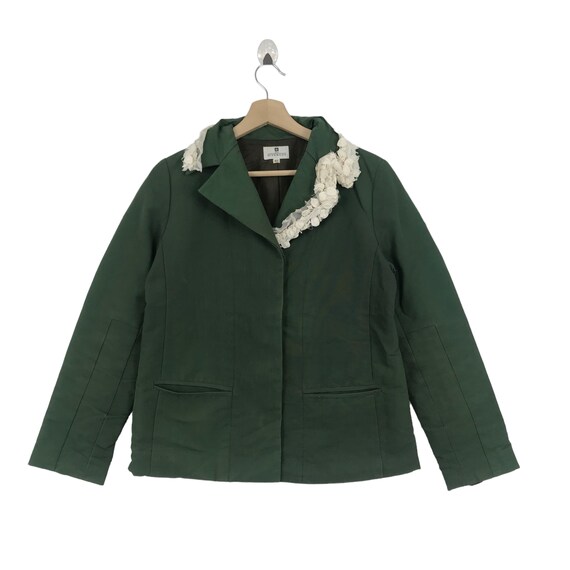 Vintage GIVENCHY Jacket Nice Design Green Colour - image 1