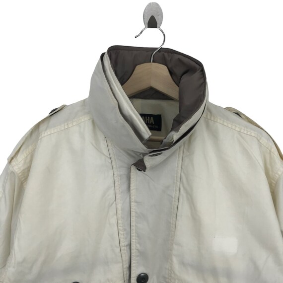 Veste de ski YAMAHA vintage des annees 90 couleur blanche veste d hiver vintage de marque japonaise Etsy France