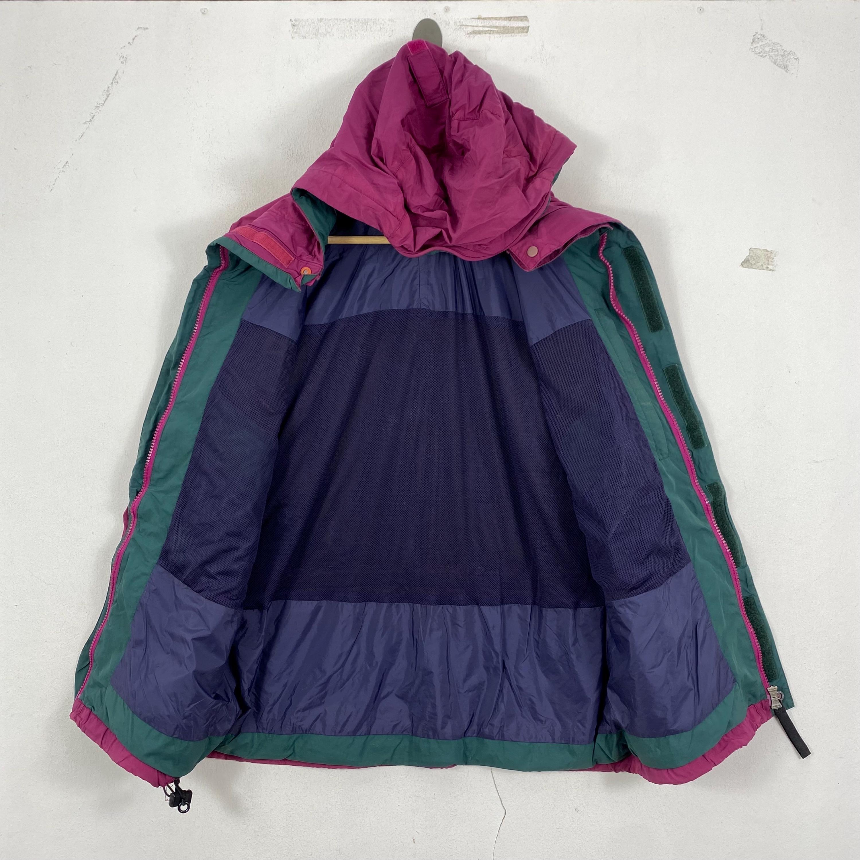 Vintage 90s Montbell Japan Mountain Parka Gore-tex Jacket Purple