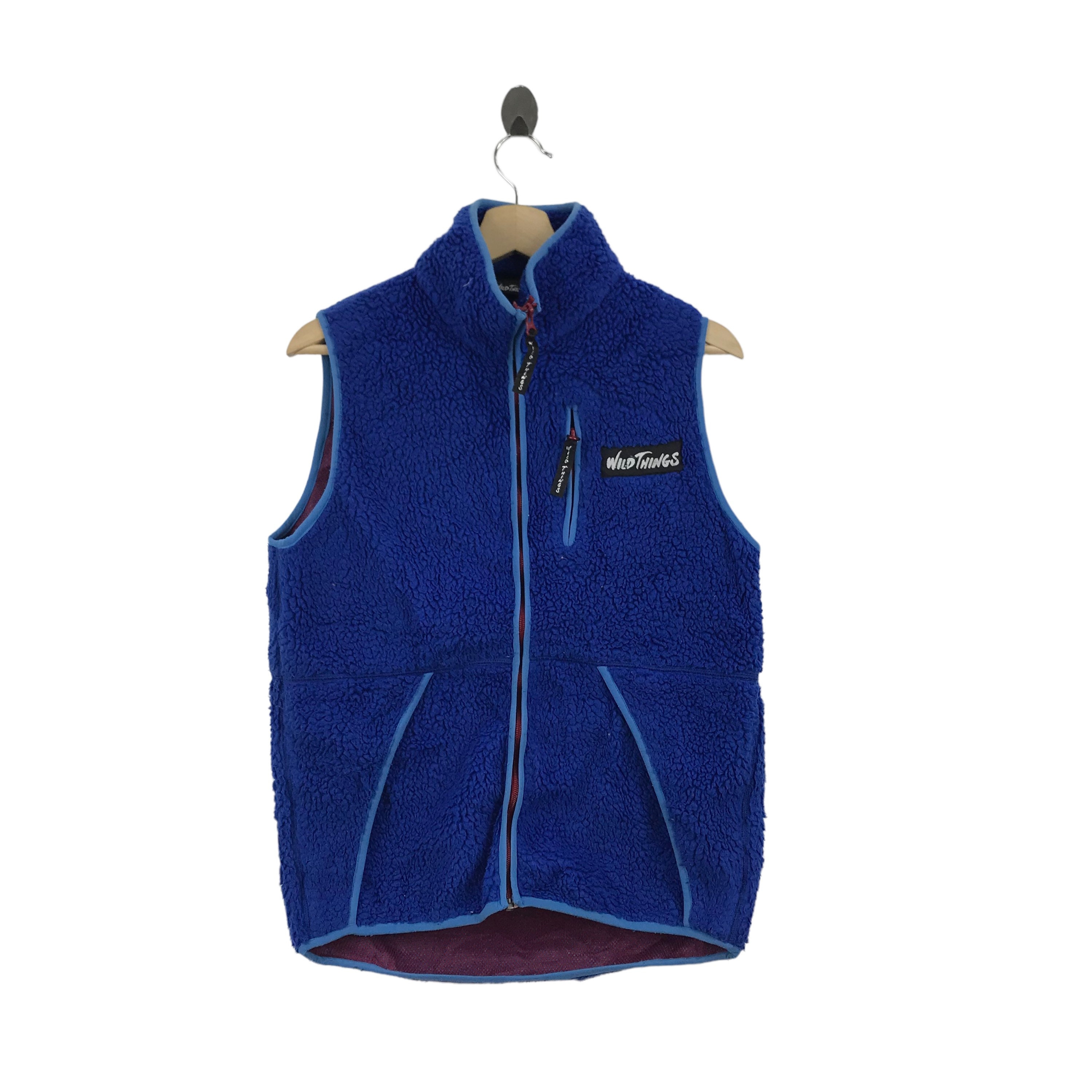 ジャケット・アウター 90s WILD THINGS down vest M made in USA Vintage Wild Things Reversible Puffer Vest Jacket Wild