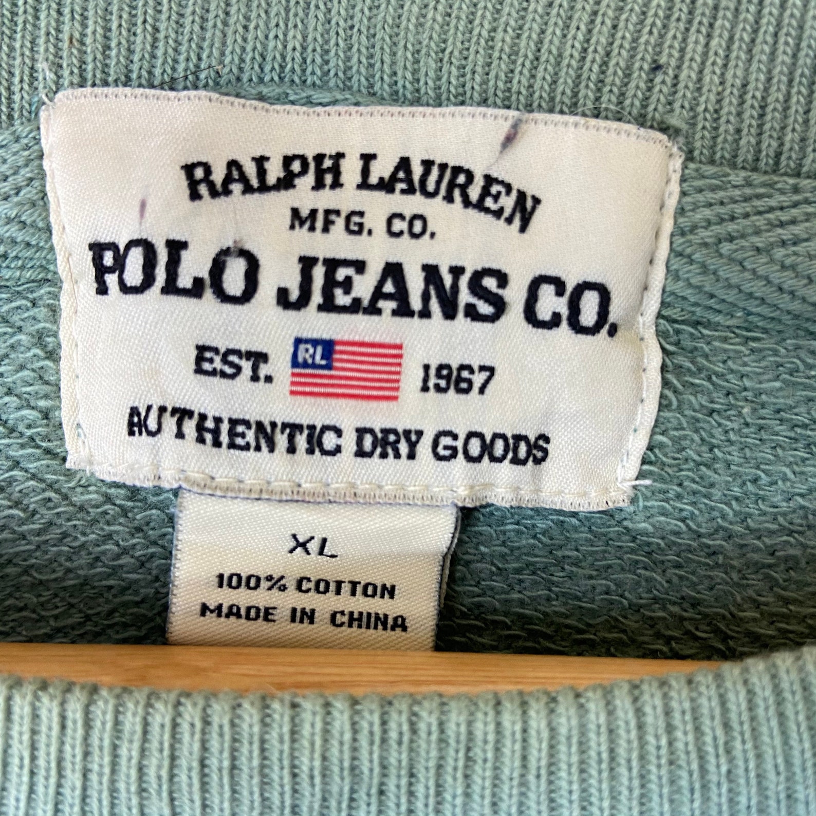 Vintage Polo Jeans Company by Ralph Lauren Sweatshirt Big Logo | Etsy