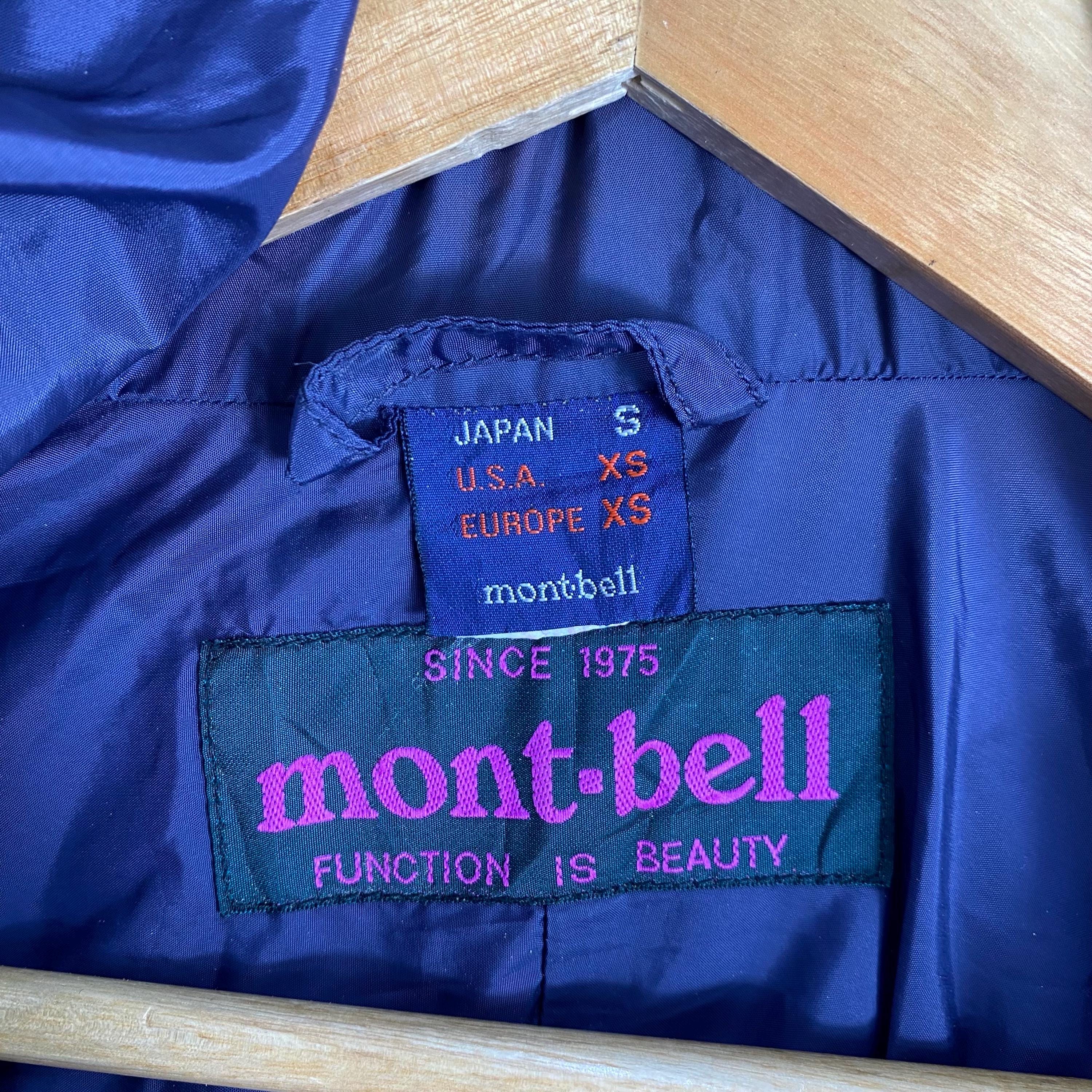 Vintage 90s Montbell Japan Mountain Parka Gore-tex Jacket Purple