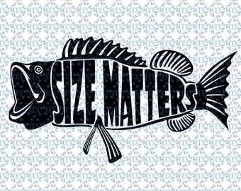 Download Fishing Svg, Size Matters