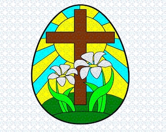Download/ Spring Easter Egg Religious SVG