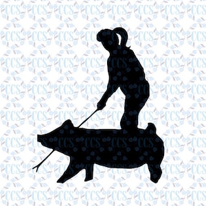 Download/ Pig Show girl, SVG, Pig , Show Pig gifts