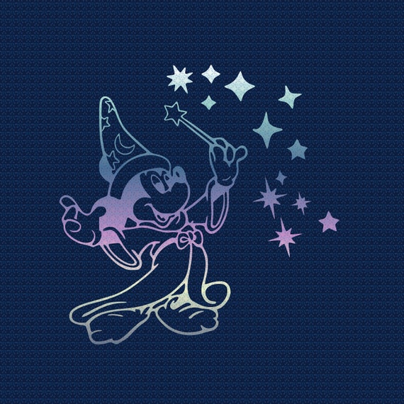 Download/ Sorcerer Mickey SVG - Etsy