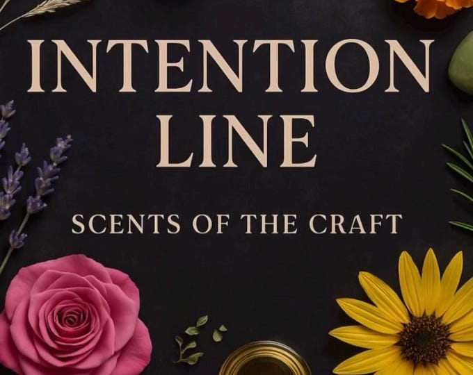 Intention Candles - Hand-Poured Soy Candle with Herbs & Crystals