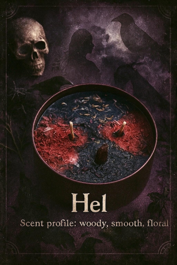 Hel Goddess Candle