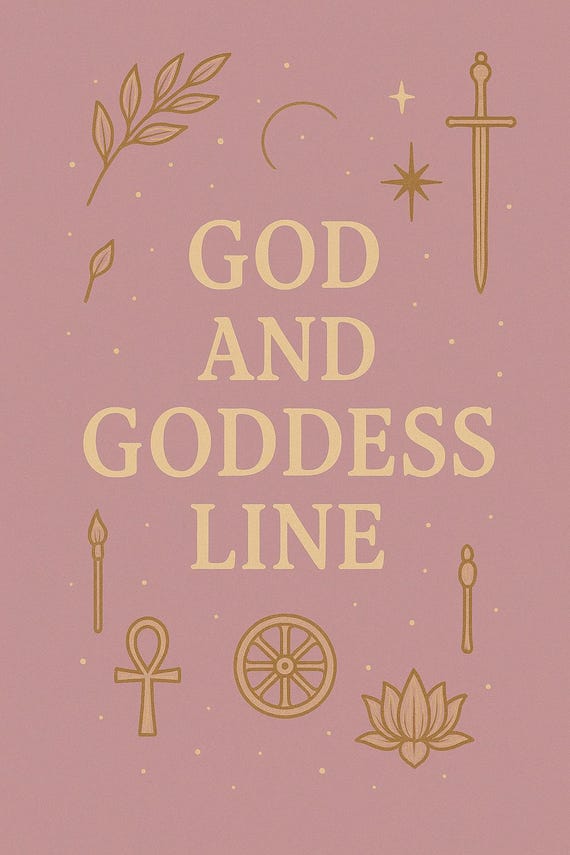 Goddess and God Candles - Hand-Poured, Soy Wax Candles with Herbs & Crystals