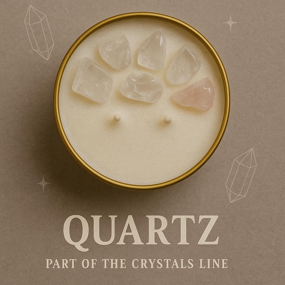 Quartz Crystal Candle