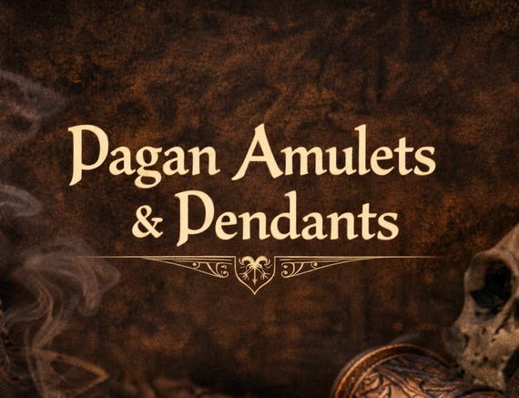 Pagan Amulets/ Pendants - Handmade, Specially Crafted