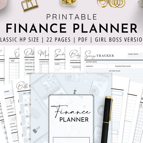 Classic Happy Planner Budget Planner Printable Financial - Etsy