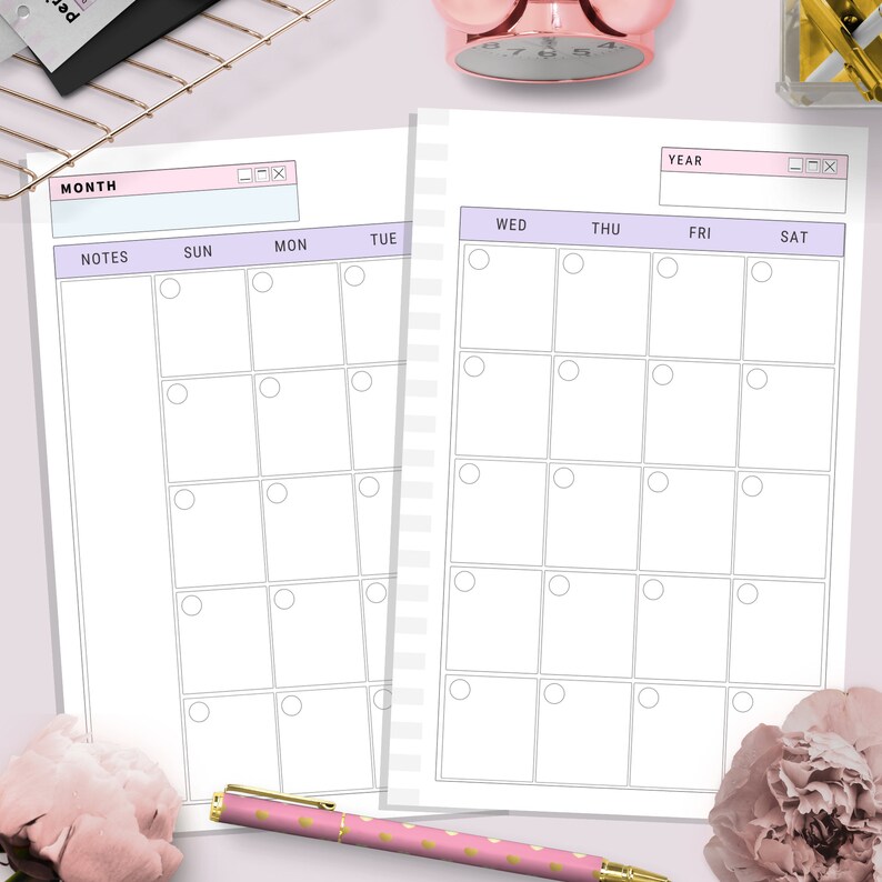 Half Letter, Student Planner Printable , Study Planner, School Planner ...