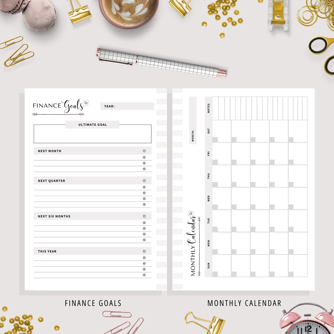 A5 Printable Finance Planner Budgeting Planner Budget - Etsy