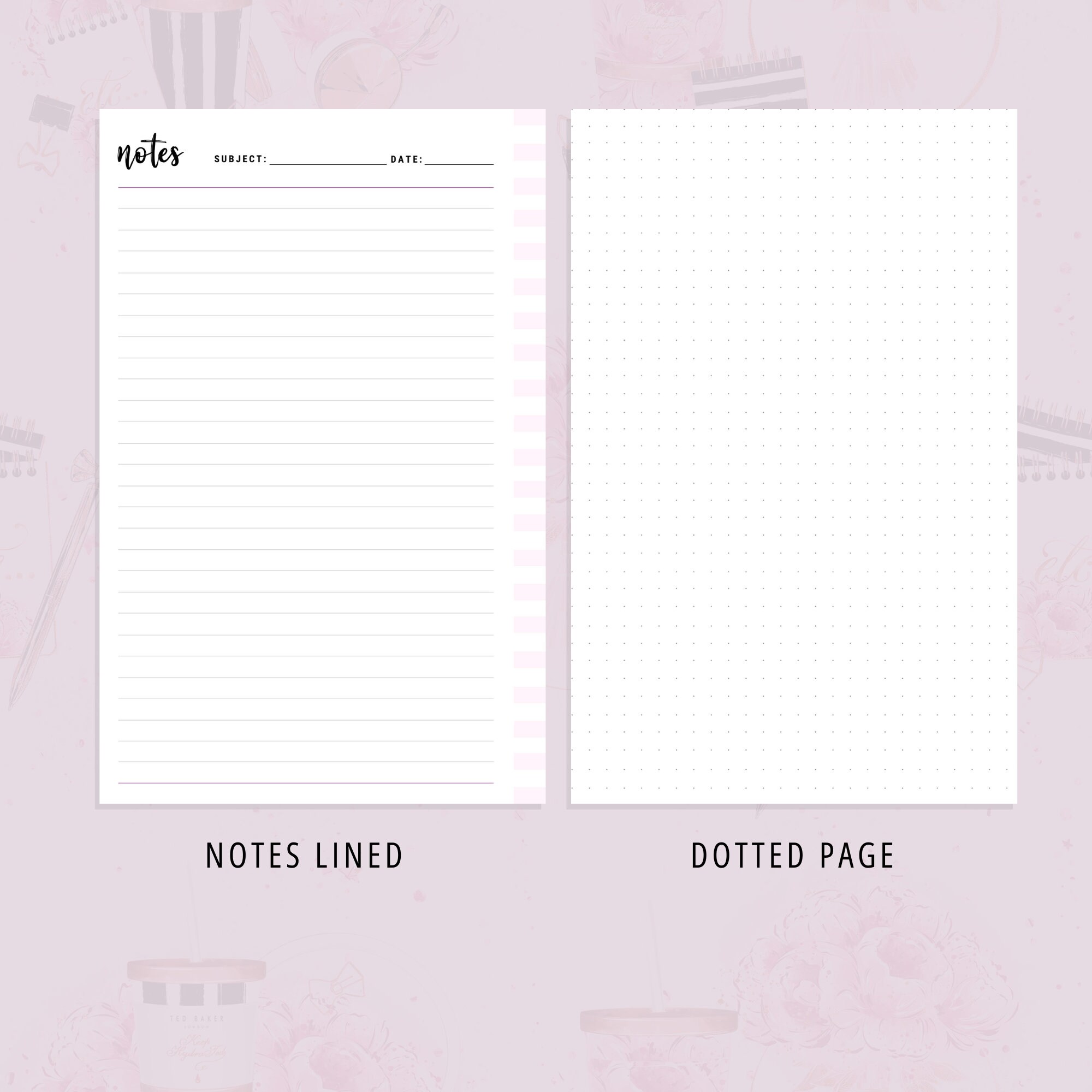 Half Letter Student Planner Printable Study Planner School - Etsy