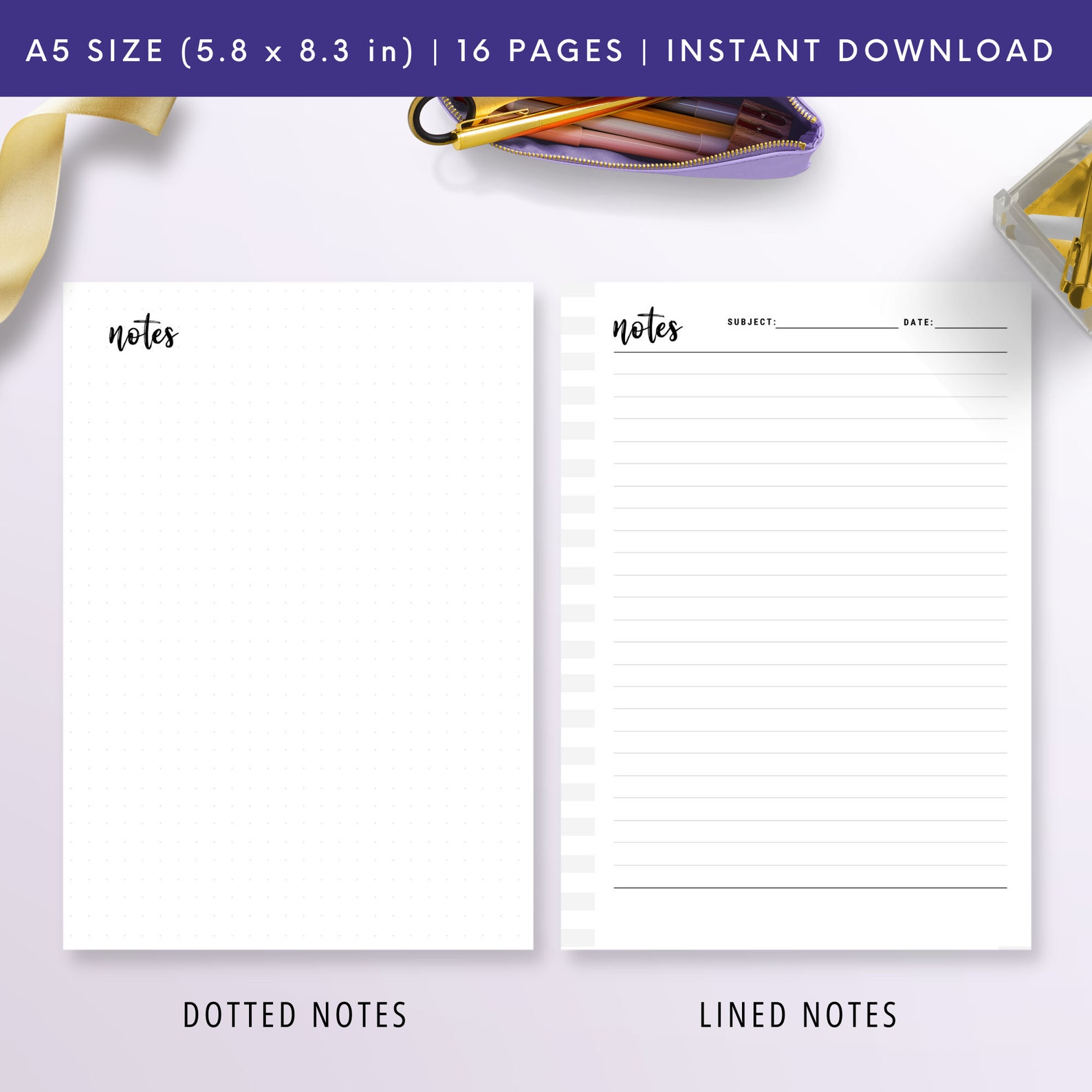 A5 Student Planner Printable Study Planner School Planner - Etsy UK